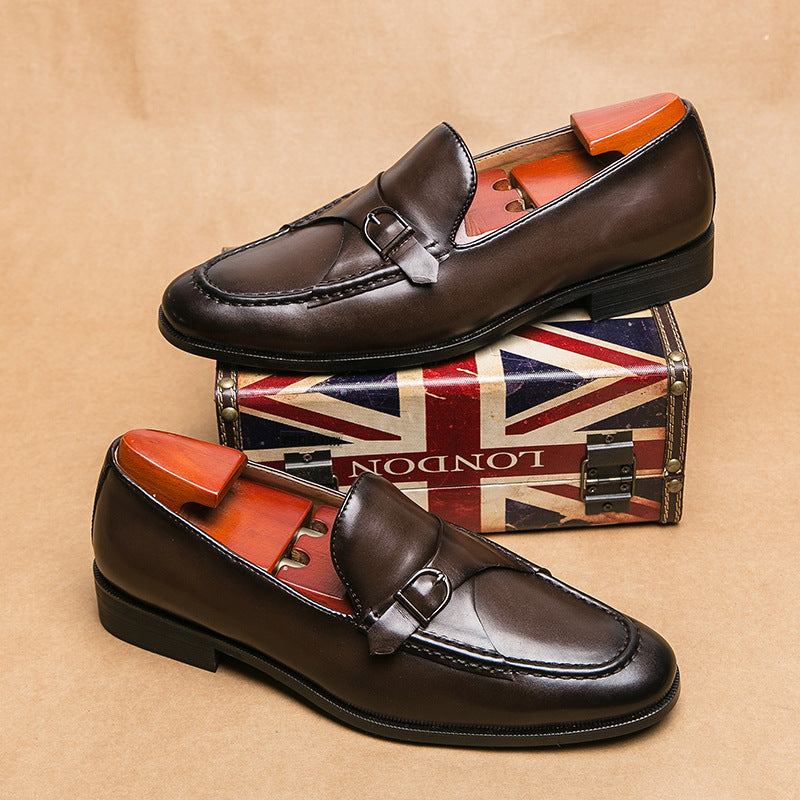 Slip-on High-grade Leather Shoes For Men