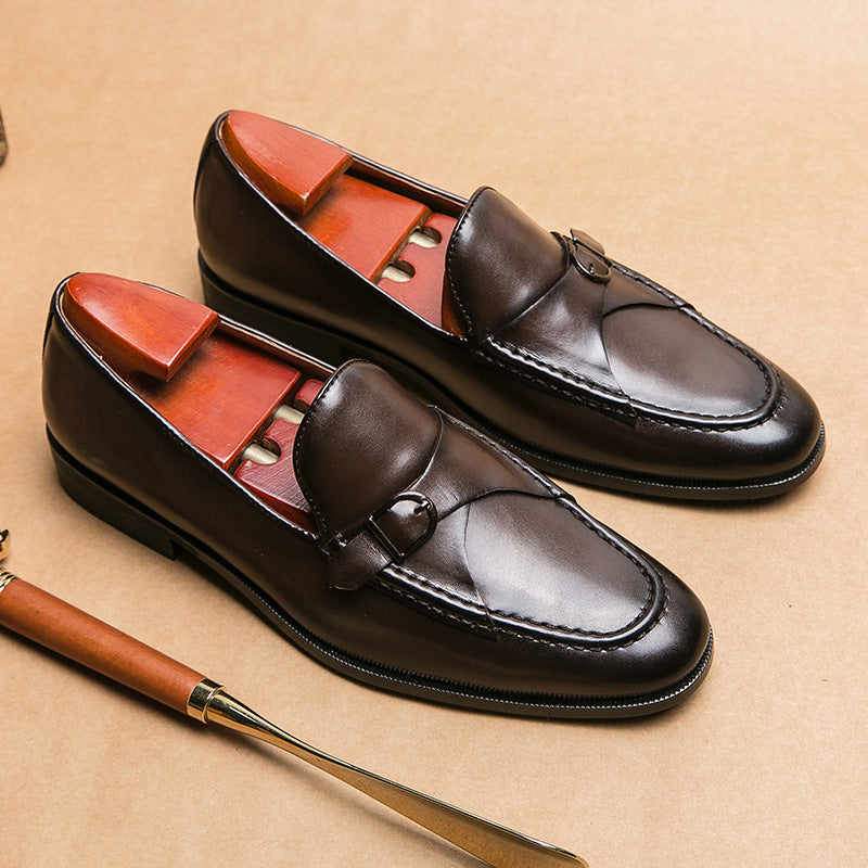 Slip-on High-grade Leather Shoes For Men