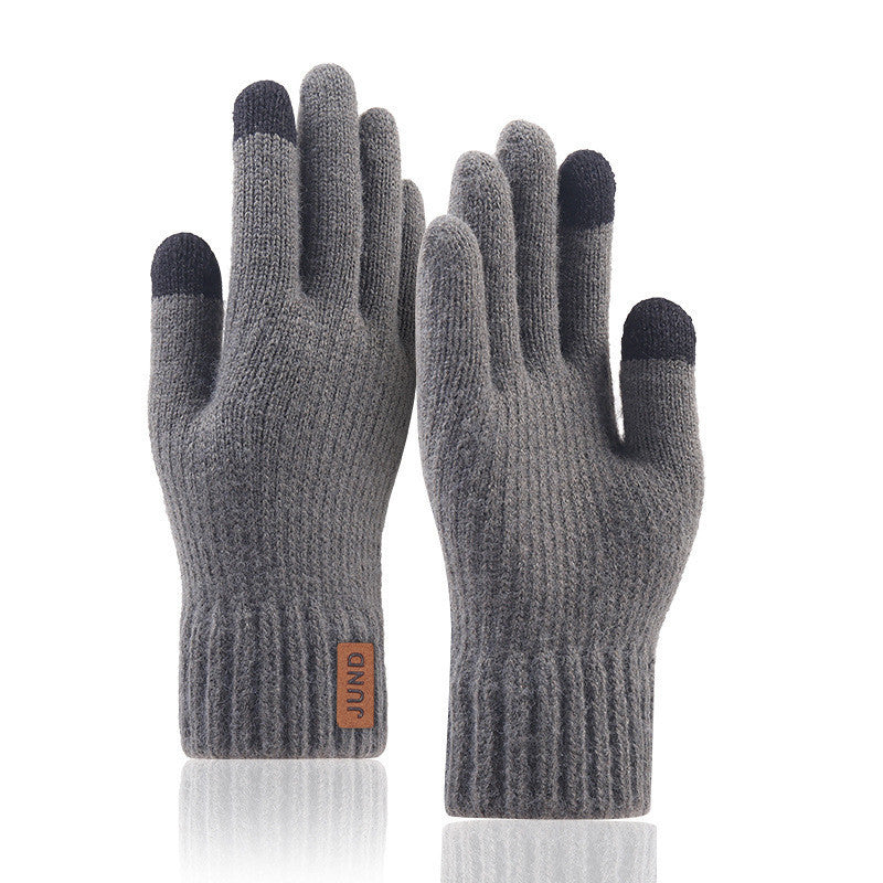 Knitted Woolen Cold Weather Gloves For Men