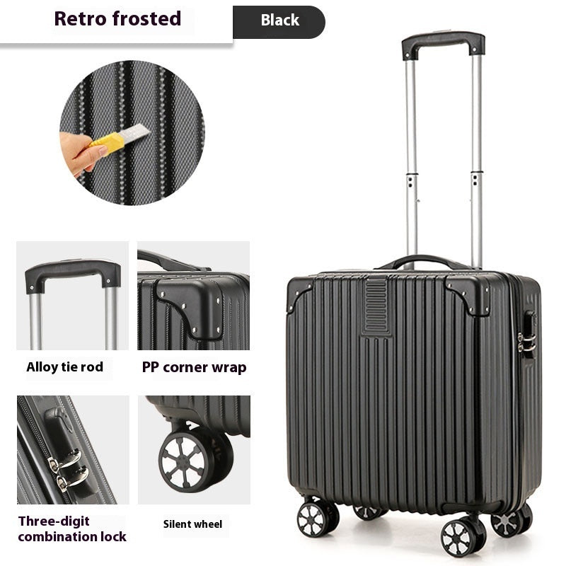 18-inch Trolley Case Printed Pattern Luggage Small Children Suitcase Boarding Bag Suitcase